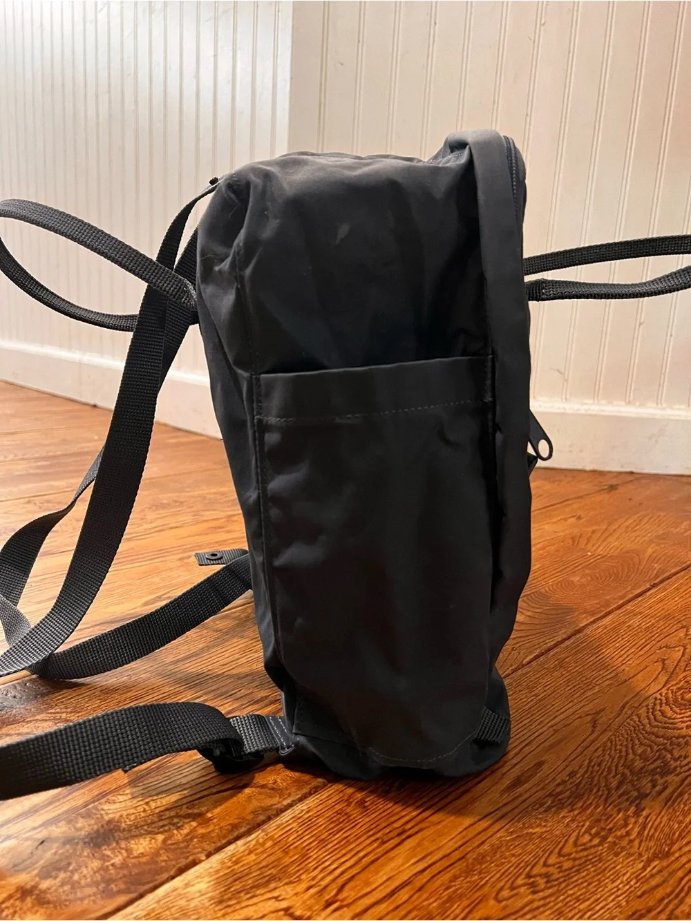 Fjallraven Kånken Mini Super Grey Backpack Vinylon Adjustable Straps Outdoor